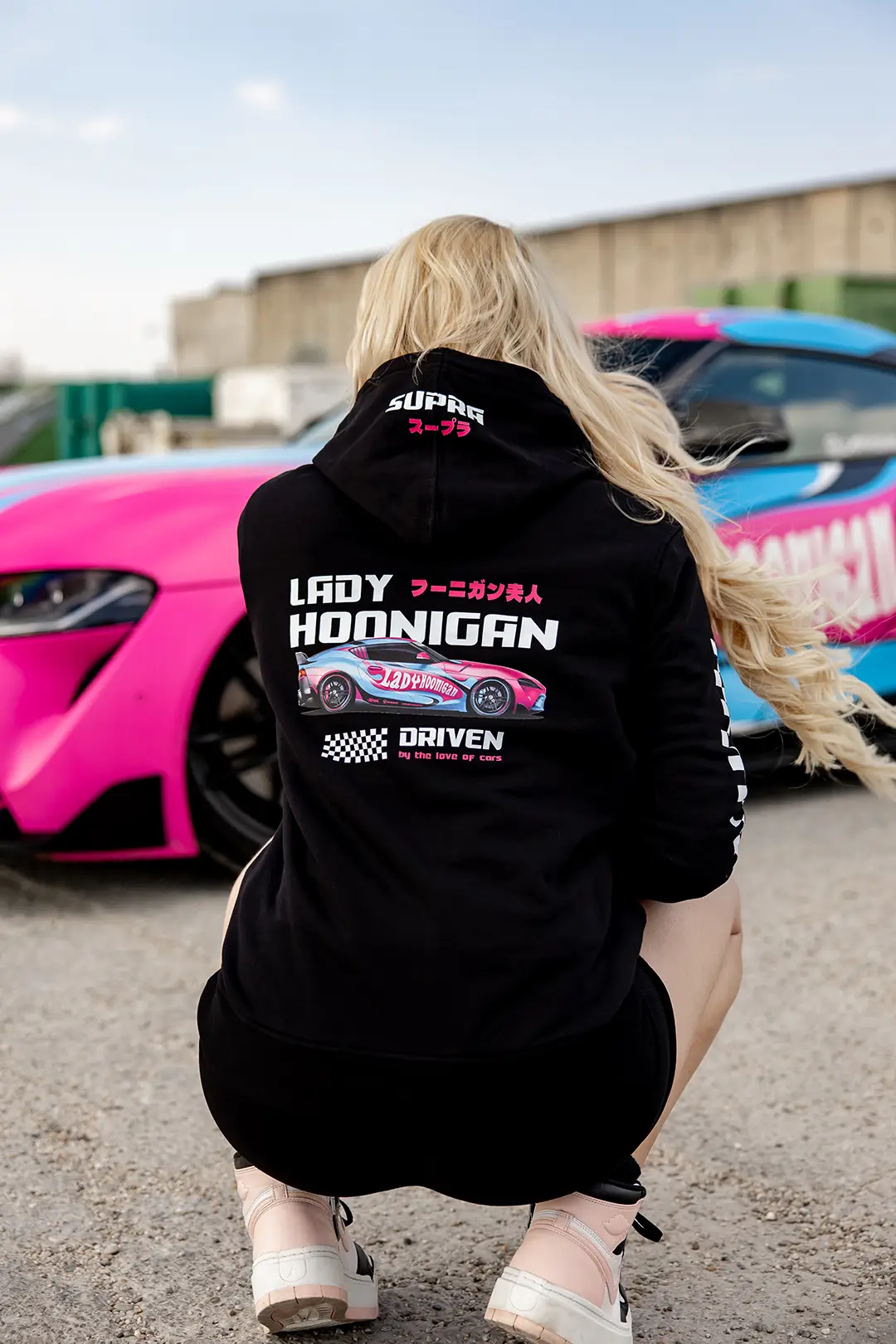 Lady Hoonigan merch Toyota Supra