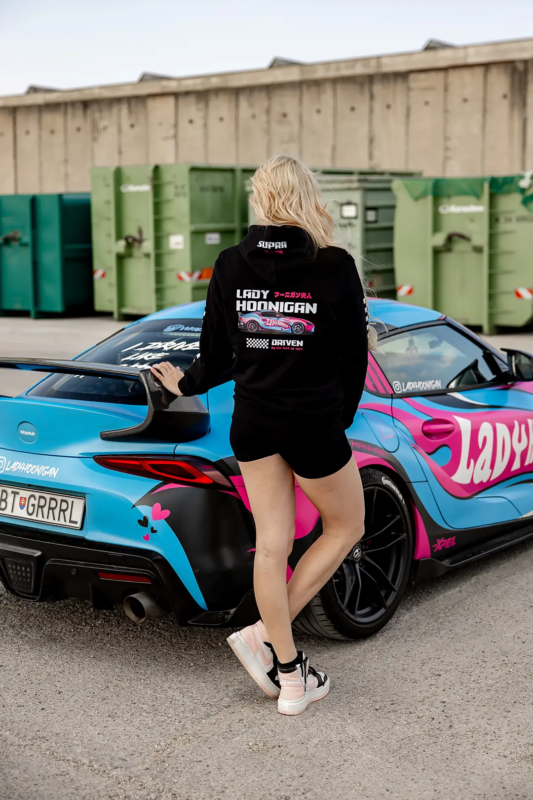 Lady Hoonigan merch Toyota Supra