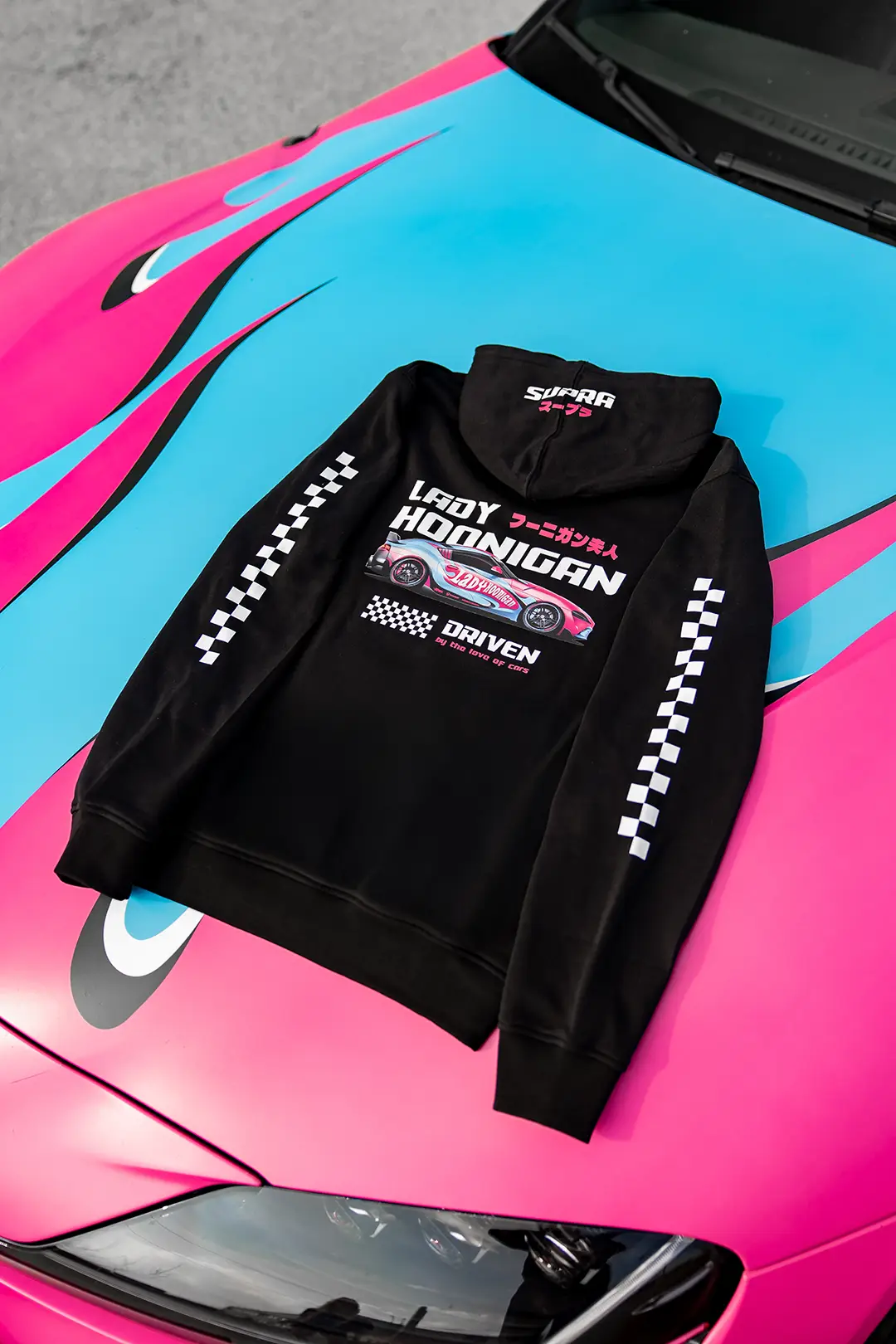 Lady Hoonigan merch Toyota Supra