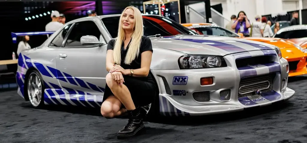 lady hoonigan nissan skyline r34 paul walker gtr